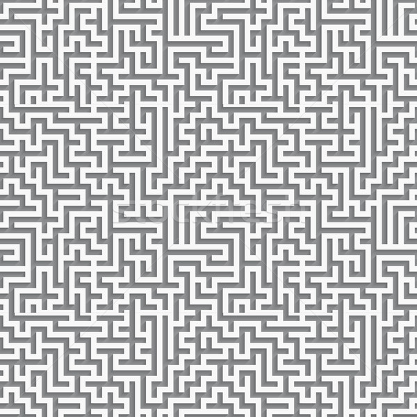 Labyrinthe ornement papier découpé résumé Photo stock © Zebra-Finch
