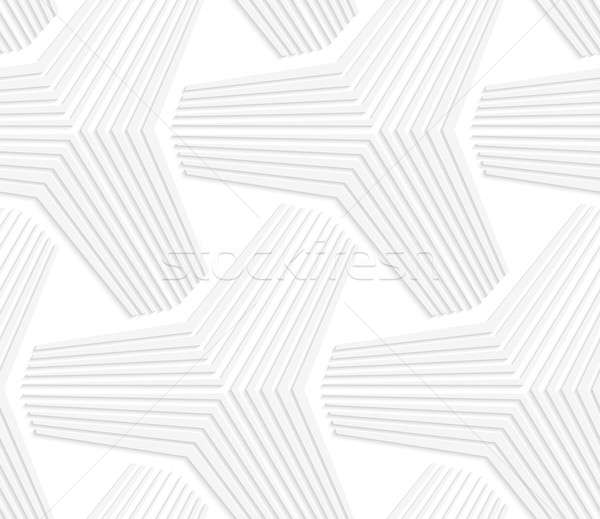 3D white triangular stars Stock photo © Zebra-Finch