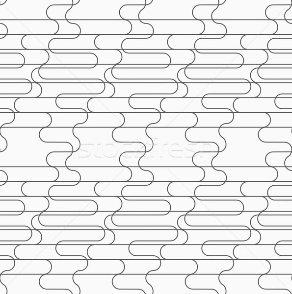 Slim gray overlapping waves  Stock photo © Zebra-Finch