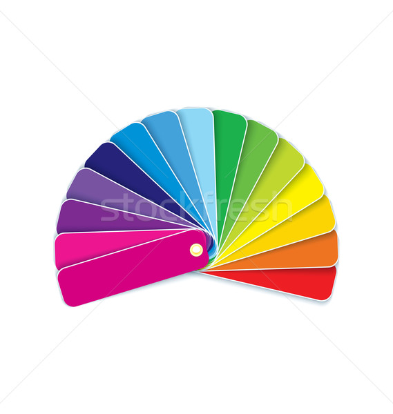 Stock photo: Swatches in rainbow vector