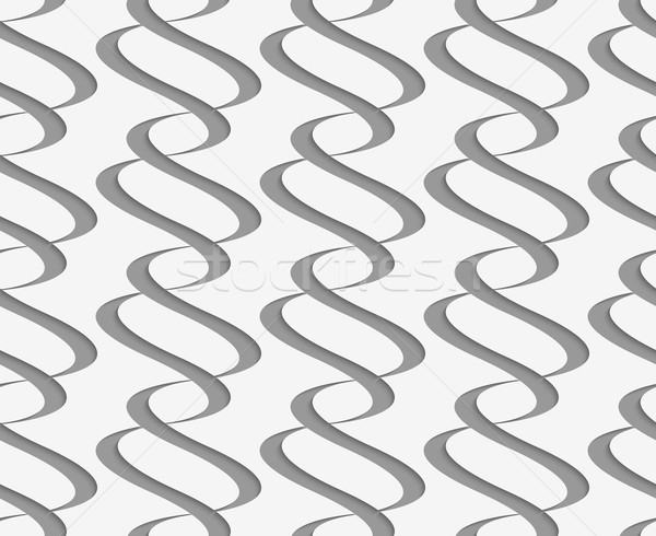 Stock photo: Perforated paper with vertical integrals