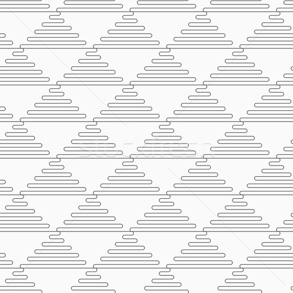 Slank grijs golvend naadloos meetkundig patroon Stockfoto © Zebra-Finch