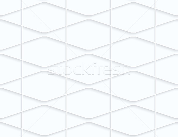 Quilling white paper squished hexagons and triangles Stock photo © Zebra-Finch