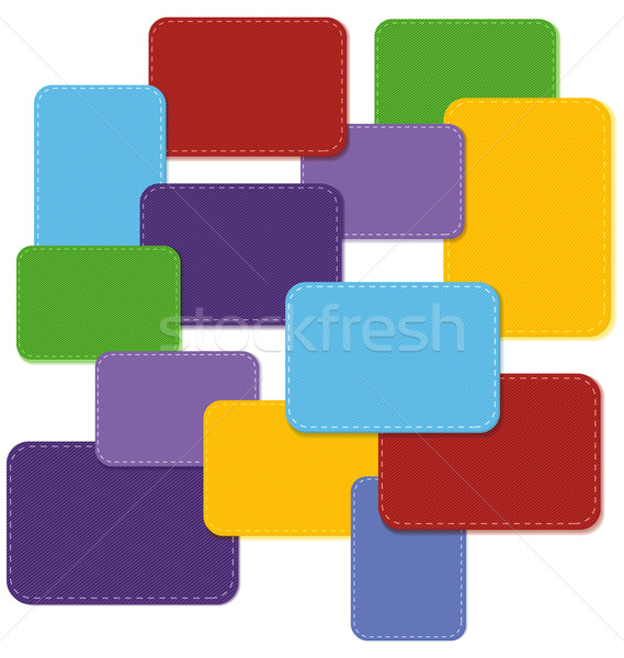 Swatches fabric  gaps vector Stock photo © Zebra-Finch