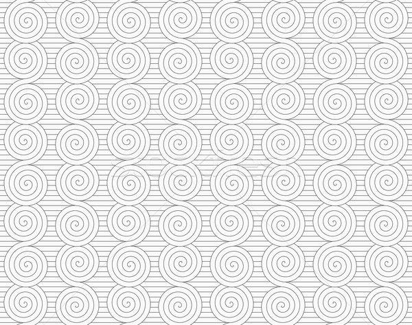 Gray merging Archimedean spirals on continues lines Stock photo © Zebra-Finch
