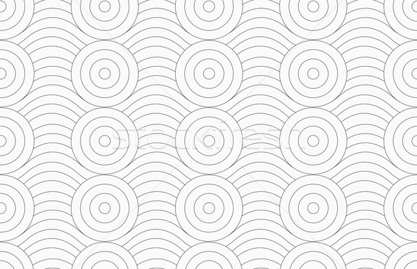 Gray circles merging with continues lines Stock photo © Zebra-Finch