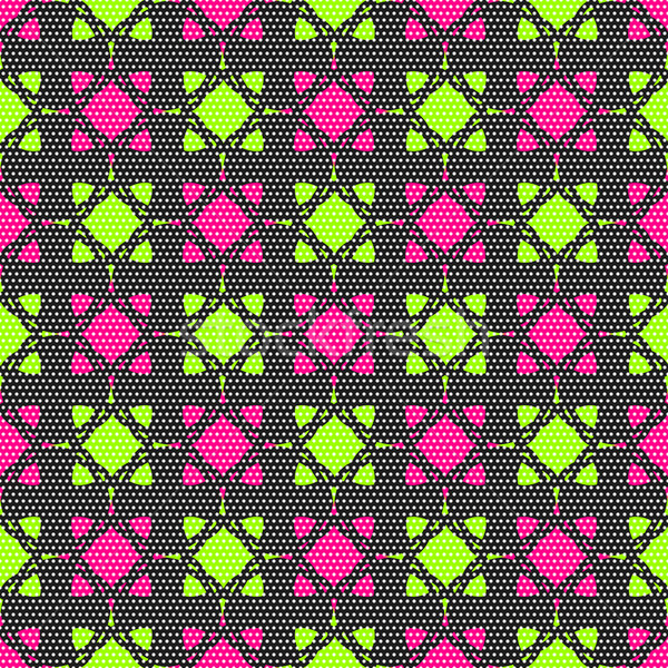 Dot textured pattern with pink and bright green Stock photo © Zebra-Finch