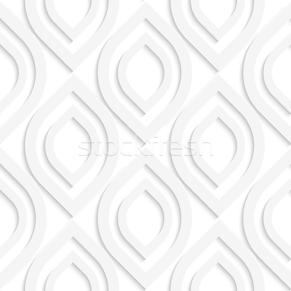 White vertical pointy ovals Stock photo © Zebra-Finch
