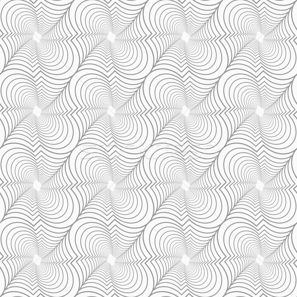 Slim gray diagonal Marrakesh twisted grid Stock photo © Zebra-Finch