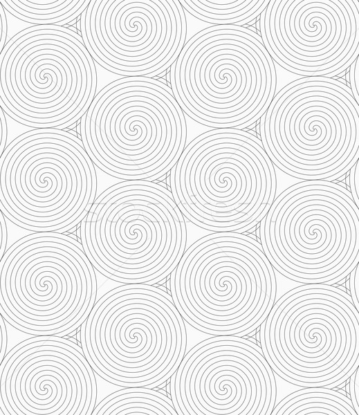 Slim gray merging spirals with crossed triangles Stock photo © Zebra-Finch