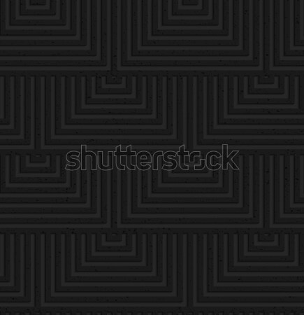 Textured black plastic overlapping squares Stock photo © Zebra-Finch