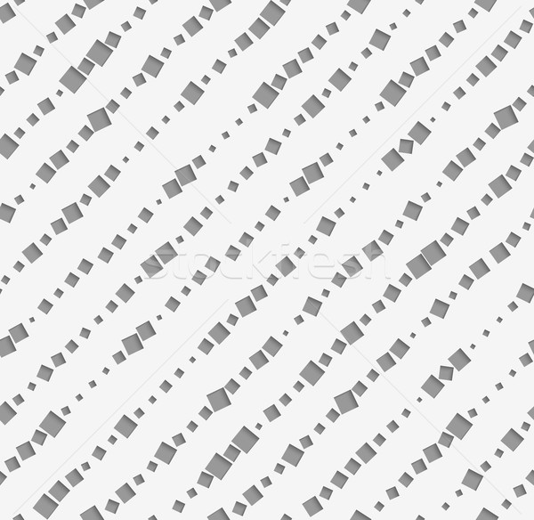 Perforated paper with diagonal square textured lines Stock photo © Zebra-Finch