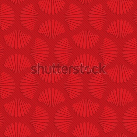 Roşu intoarce geometric 3D Imagine de stoc © Zebra-Finch