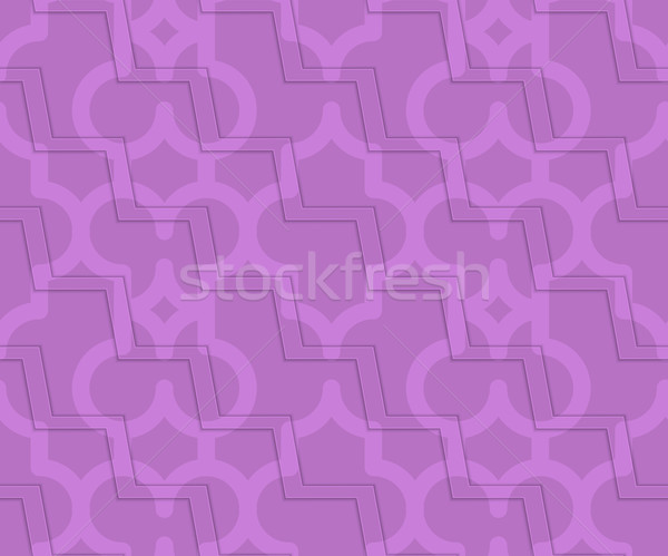 Retro 3D purple zigzag cut Marrakech Stock photo © Zebra-Finch