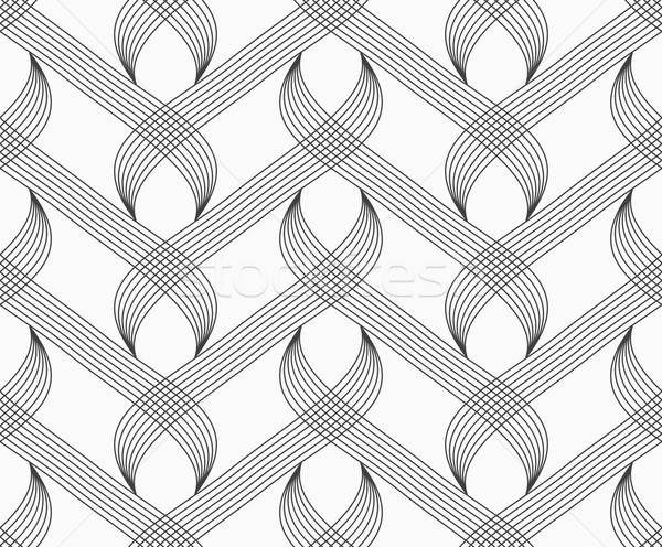 グレー 抽象的な 幾何学的な パターン 現代 モノクロ ストックフォト © Zebra-Finch