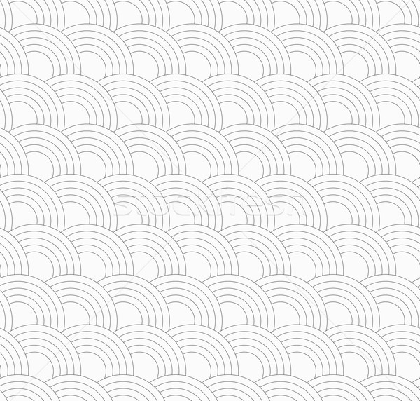 Slim gray offset overlapping circles Stock photo © Zebra-Finch