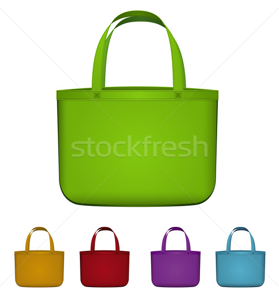 Green reusable bag vector Stock photo © Zebra-Finch