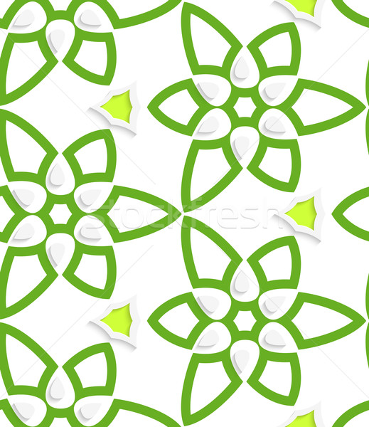 緑 レイヤード 渦 レース 抽象的な ストックフォト © Zebra-Finch