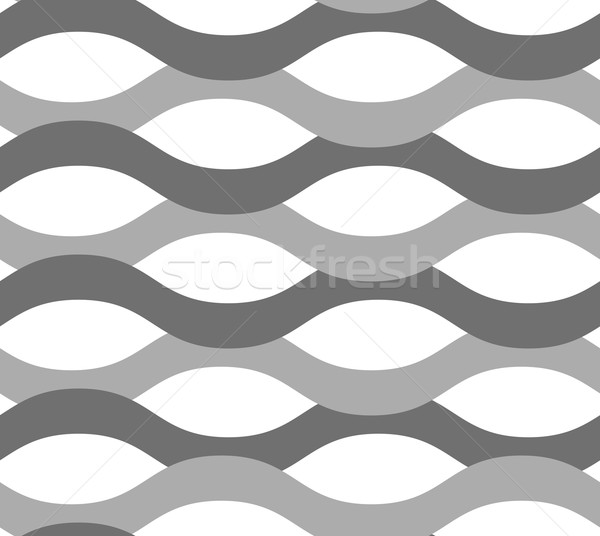 Gray ornament with overlapping waves Stock photo © Zebra-Finch