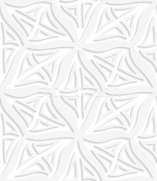Rhombuses white layered seamless Stock photo © Zebra-Finch