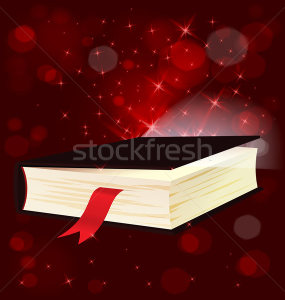 Magic light book vector Stock photo © Zebra-Finch