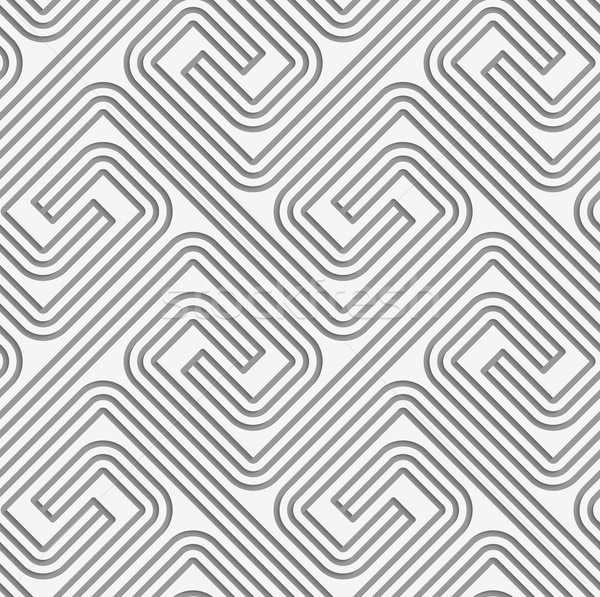 Perforated striped square spirals fastened Stock photo © Zebra-Finch