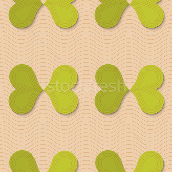 Retro fold green butterflies  Stock photo © Zebra-Finch