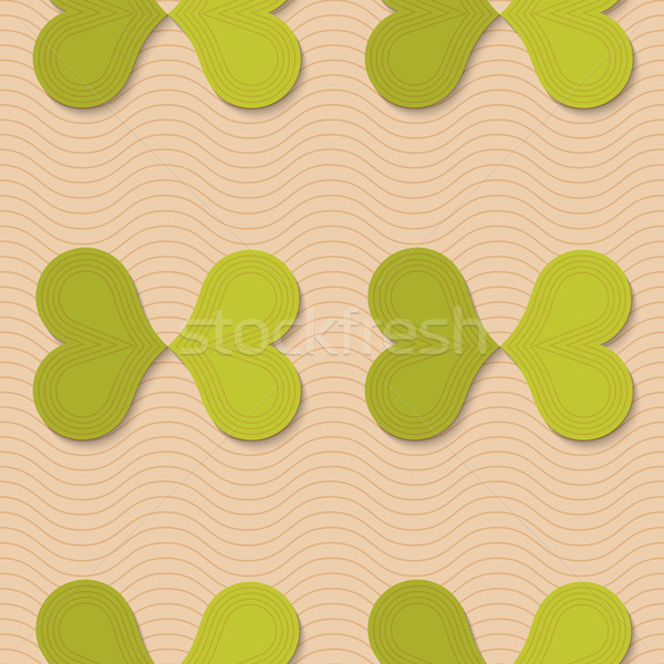 Retro fold green butterflies  Stock photo © Zebra-Finch