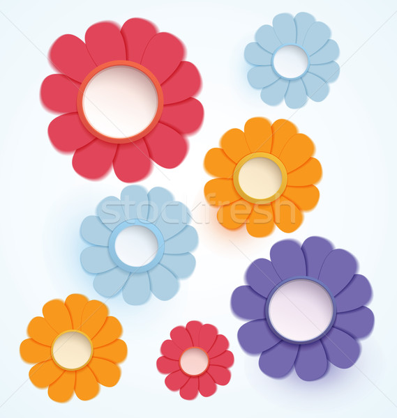 Flowers paper crafted Stock photo © Zebra-Finch