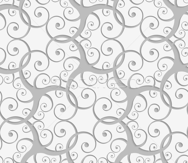 Perforated overlapping many swirls Stock photo © Zebra-Finch