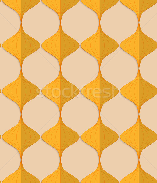 Retro fold yellow Chinese lanterns Stock photo © Zebra-Finch
