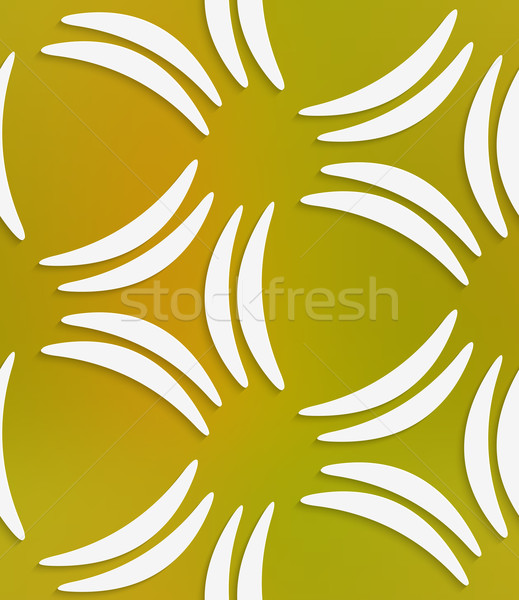 White banana shapes on mesh seamless pattern Stock photo © Zebra-Finch