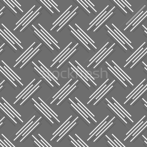 Monochromatyczny wzór biały szary przekątna nierówny Zdjęcia stock © Zebra-Finch
