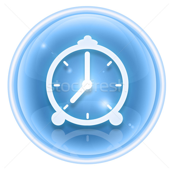 clock icon ice, isolated on white background Stock photo © zeffss
