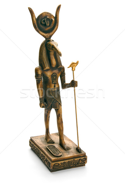 Egyptian Statue, isolated on white background Stock photo © zeffss