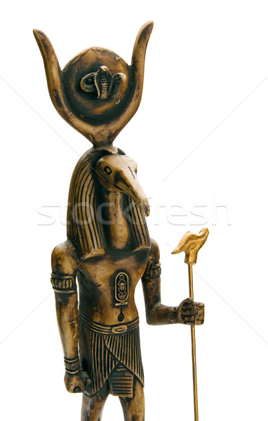 Egyptian Statue, isolated on white background Stock photo © zeffss