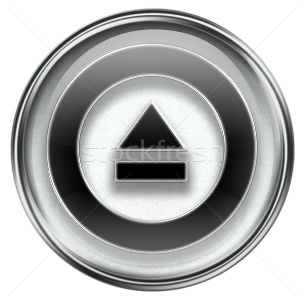 Eject icon grey Stock photo © zeffss