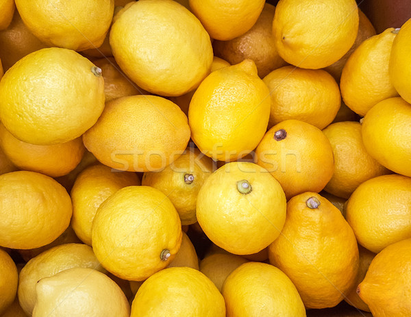 Amarelo limões natureza fruto fundo compras Foto stock © zeffss