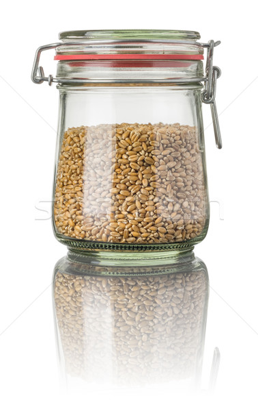 Wheat in a jar Stock photo © Zerbor