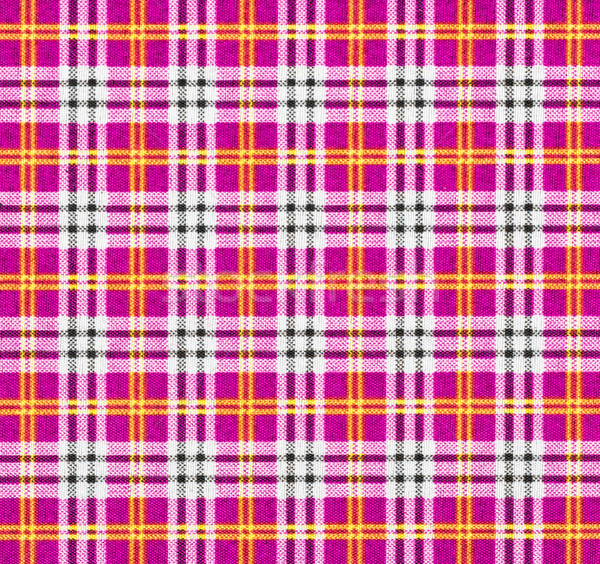 Fabric with a checked pattern in pink tones Stock photo © Zerbor