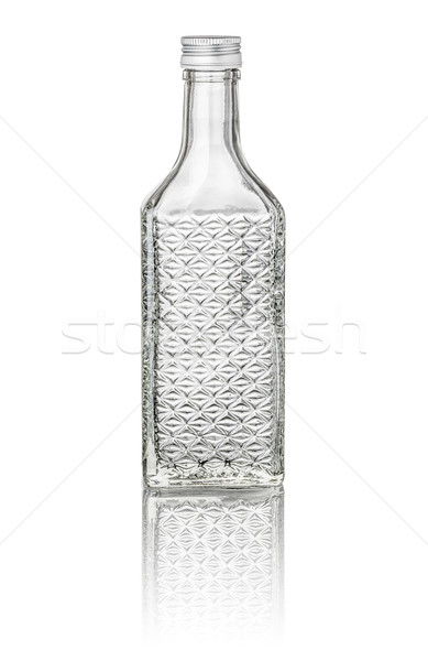 Foto stock: Aislado · cereza · brandy · botella · agua · retro