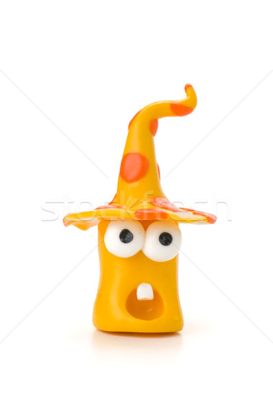 Hecho a mano arcilla figura diseno juguete sombrero Foto stock © Zerbor
