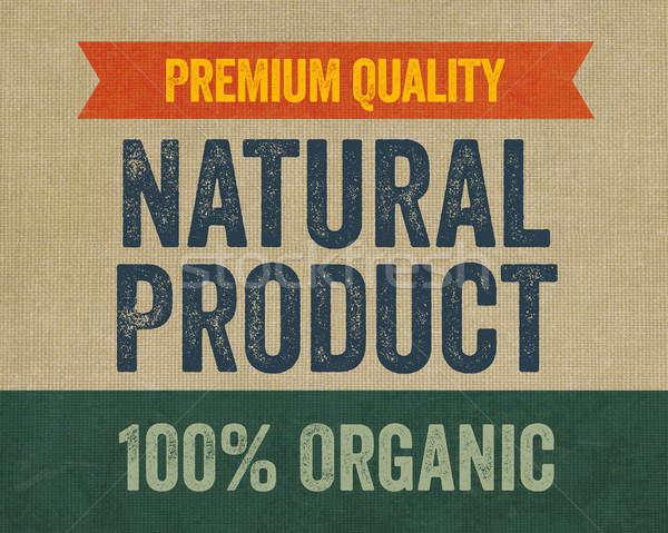Prime qualité naturelles produit affaires nature [[stock_photo]] © Zerbor