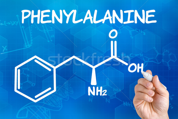 Kéz toll rajz vegyi képlet orvosi Stock fotó © Zerbor