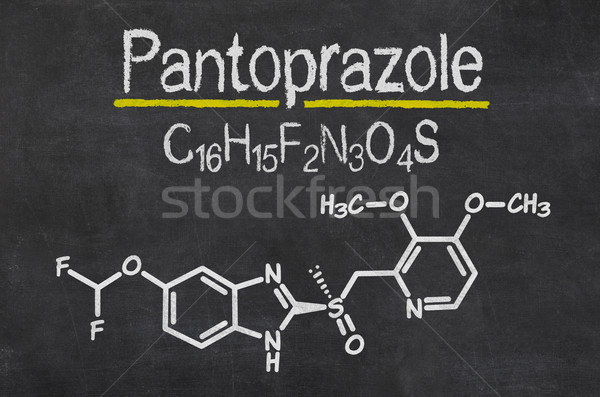 Lousa químico fórmula tecnologia medicina escrita Foto stock © Zerbor
