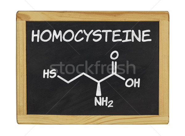 chemical formula of homocystein on a blackboard Stock photo © Zerbor