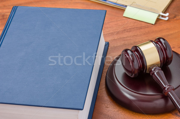 A law book with a gavel  Stock photo © Zerbor