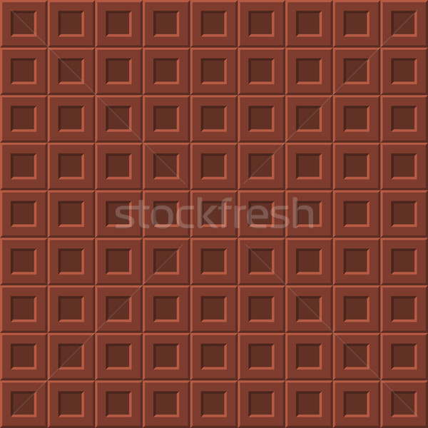 Milk chocolate seamless pattern Stock photo © Zhukow