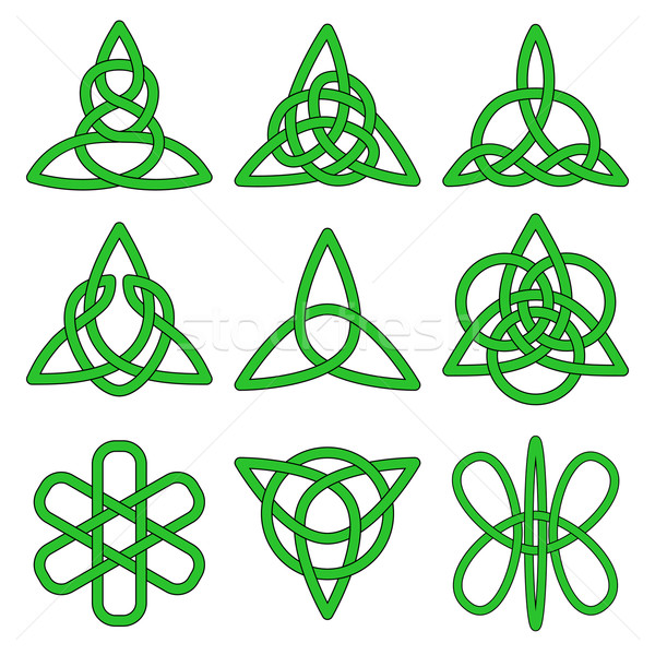 Stock photo: Collection of Celtic knots 