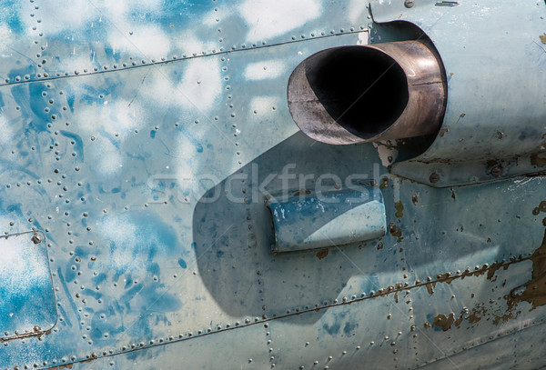 The old Aircraft Jet Engine Stock photo © Zhukow